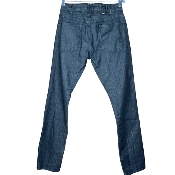 Hurley Men’s ‘84 Slim Gray/Black Button Fly Jeans Size 30 EUC - Picture 4 of 11